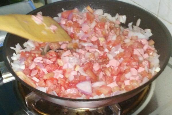 鸡肉番茄芝士焗饭的做法图解5