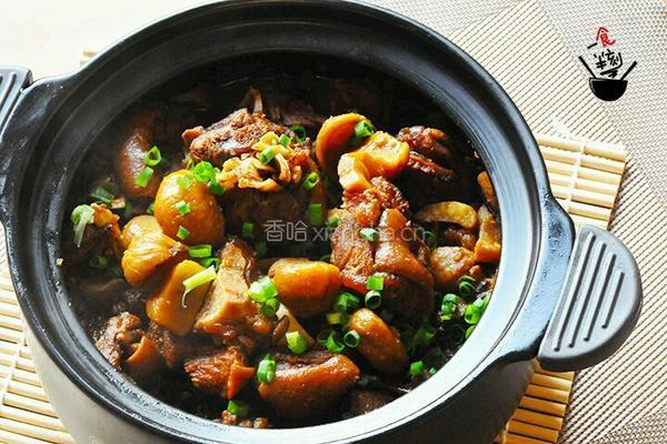 板栗焖羊肉的做法图解9