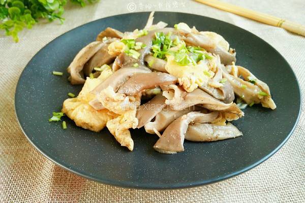 孜然平菇炒鸡蛋的做法图解14