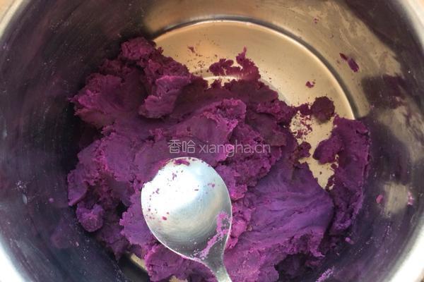 芝士紫薯饼的做法图解1