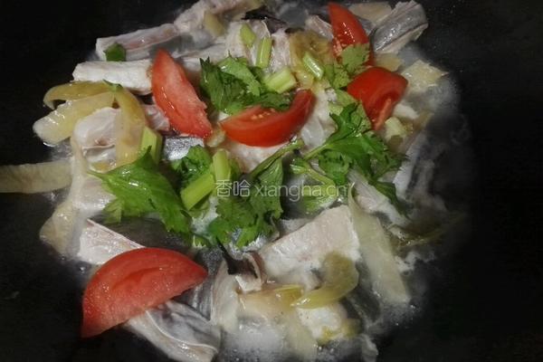 麻鱼煮咸菜的做法图解5