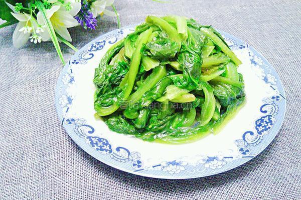 烫生菜的做法图解7