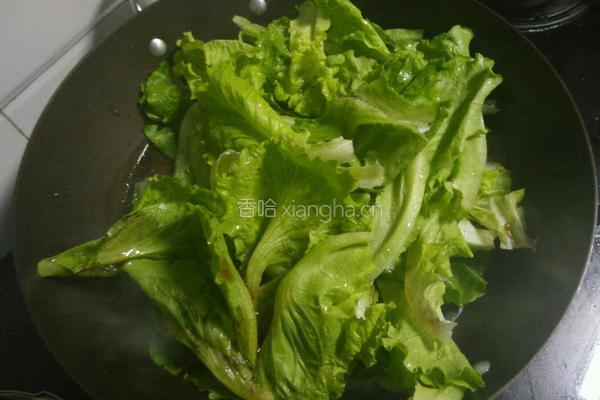 烫生菜的做法图解4