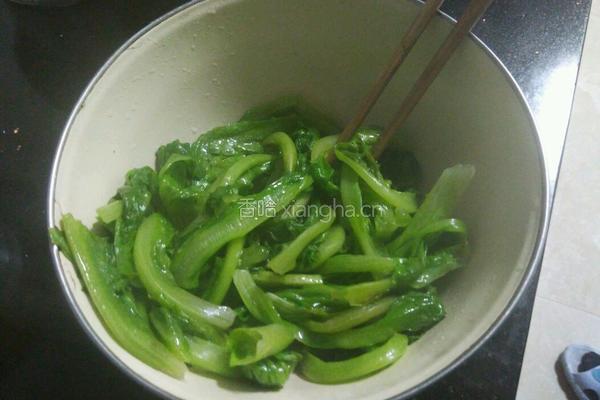 烫生菜的做法图解6