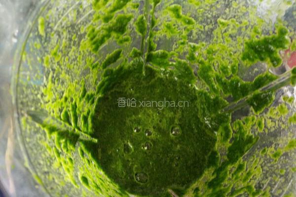 无水菠菜面团的做法图解2