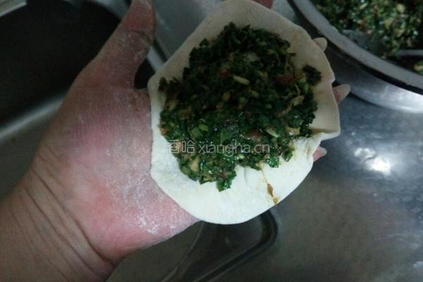 猪肉韭菜馅饼的做法图解12