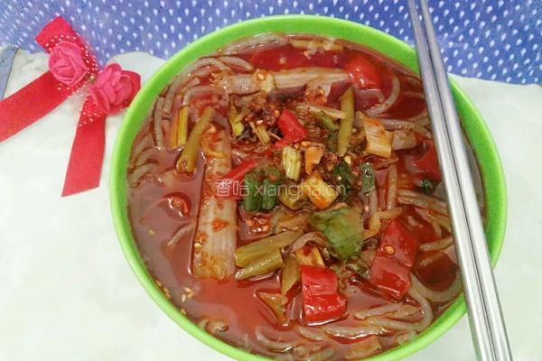 泡菜酸辣粉的做法图解12