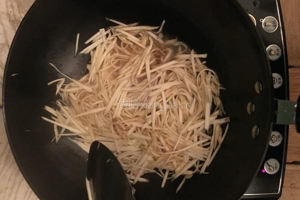 茭白炒肉的做法图解8
