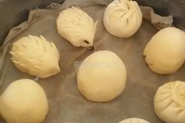 南瓜豆沙包的做法图解4