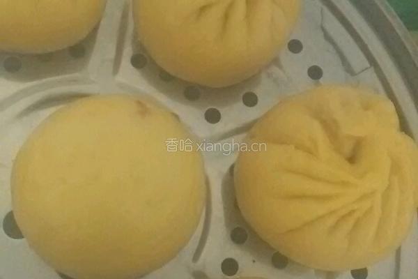 南瓜豆沙包的做法图解5