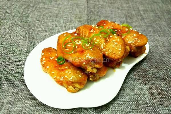 烤鸡中翅的做法图解9