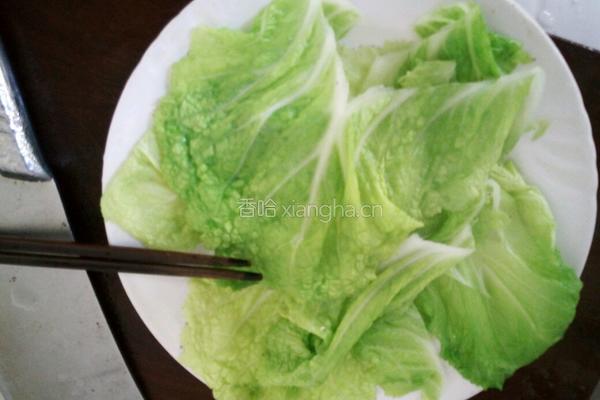 白菜包汤锅的做法图解2