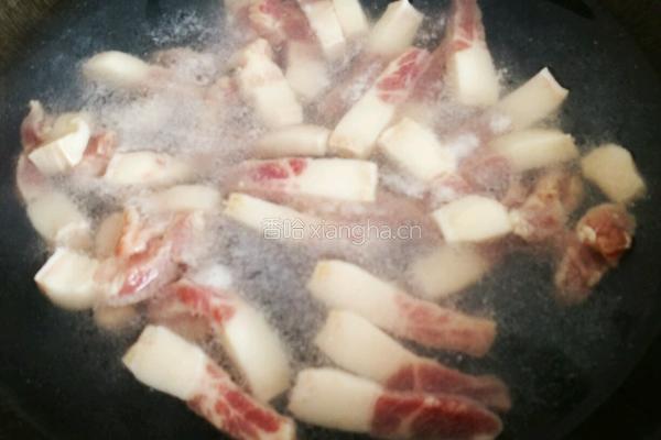 双菇烧肉的做法图解5