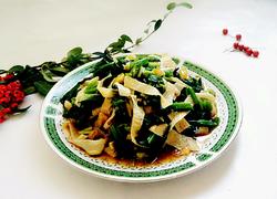 菠菜拌油豆皮