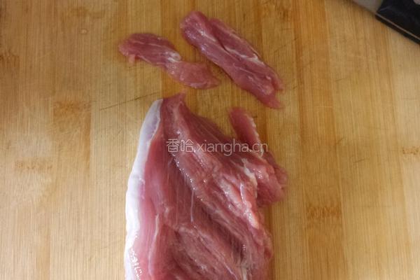 青菜肉丝炒面的做法图解2