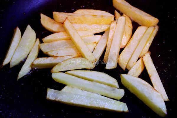 蒜苔土豆条的做法图解4
