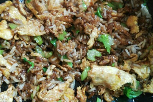 酱油炒饭的做法图解9