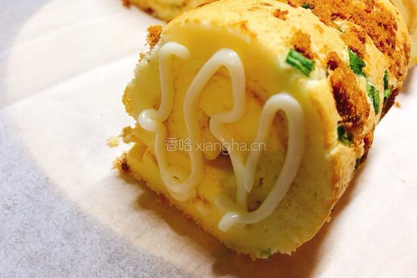 香葱肉松蛋糕卷的做法图解17