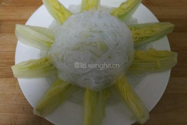 蒜蓉粉丝娃娃菜的做法图解4