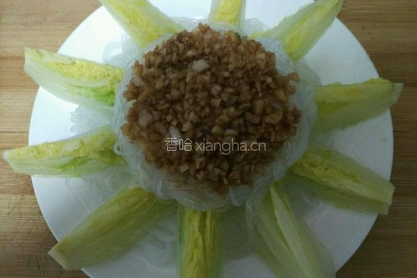 蒜蓉粉丝娃娃菜的做法图解7
