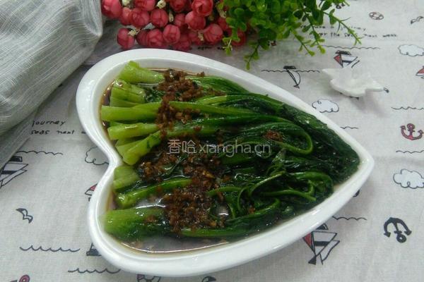 蒜茸淋油麦菜的做法图解6