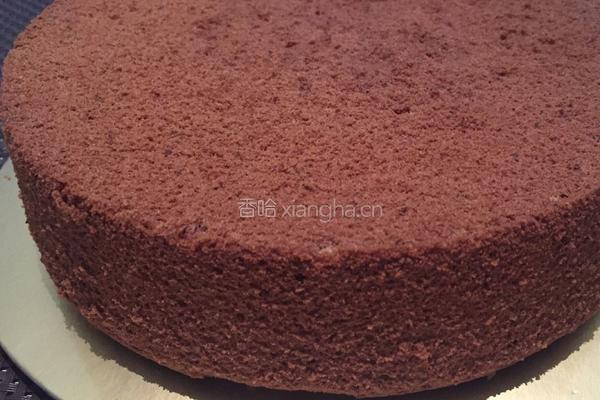 8寸可可戚风蛋糕的做法图解19
