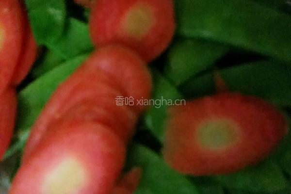 胡萝卜炒豌豆角的做法图解3
