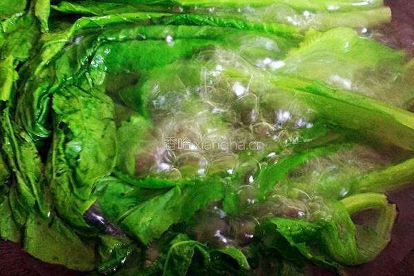 芥菜腊肉炒饭的做法图解2