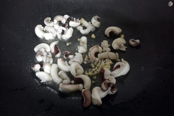 莴笋炒章鱼的做法图解4