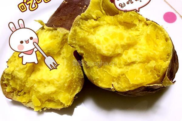 烤番薯【微波炉版】的做法图解7