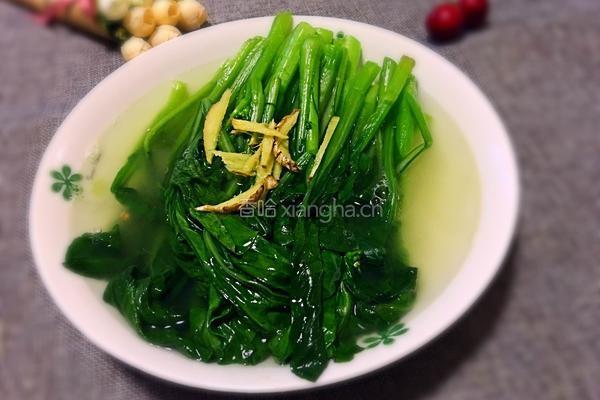 盐水菜心的做法图解8