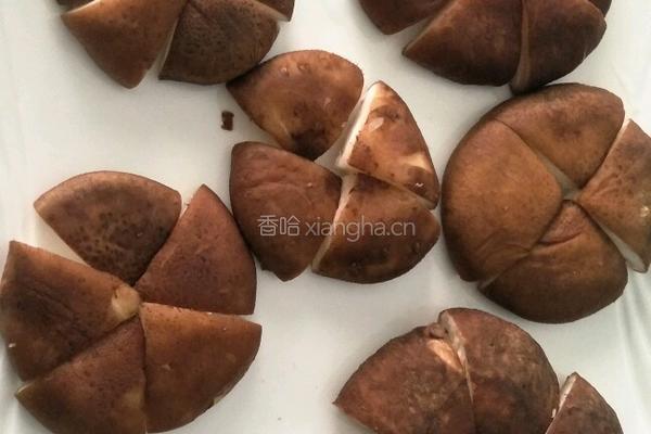 蚝油香菇青菜的做法图解2