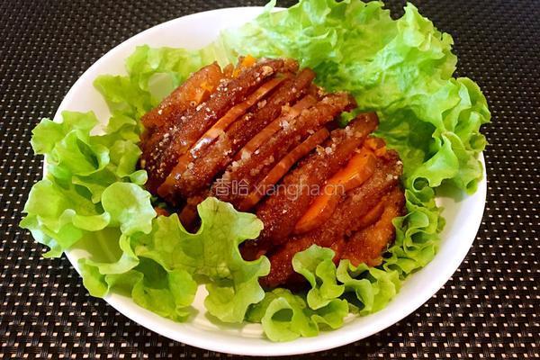南瓜米粉蒸肉的做法图解12