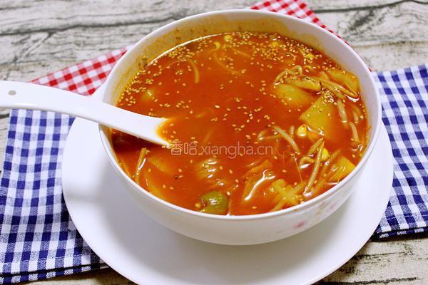 泡菜辣酱汤的做法图解6