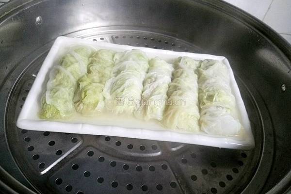 肉酿白菜卷的做法图解12