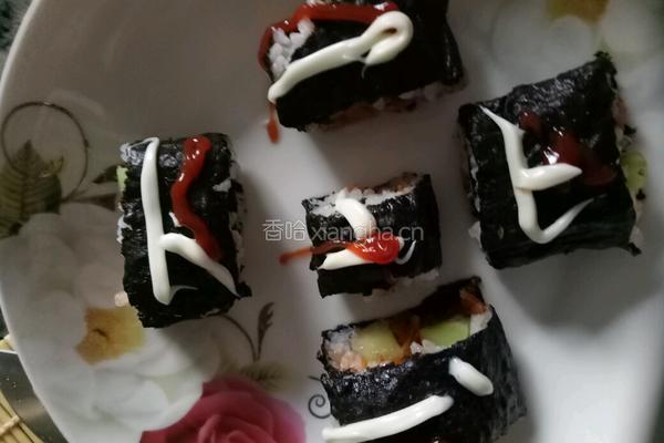肉松寿司的做法图解7