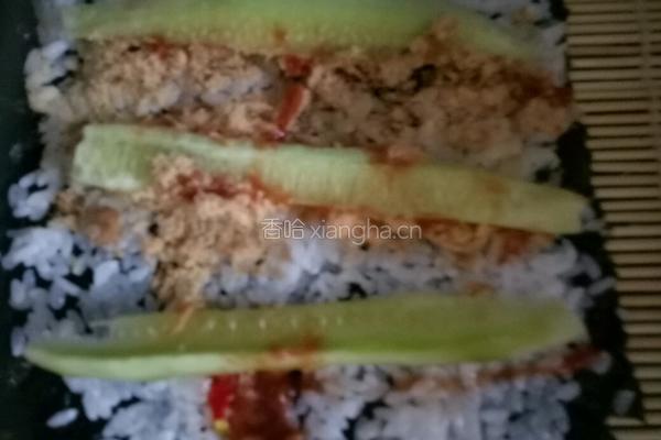 肉松寿司的做法图解4