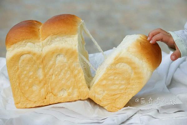 鲜奶土司（老面法）的做法图解1