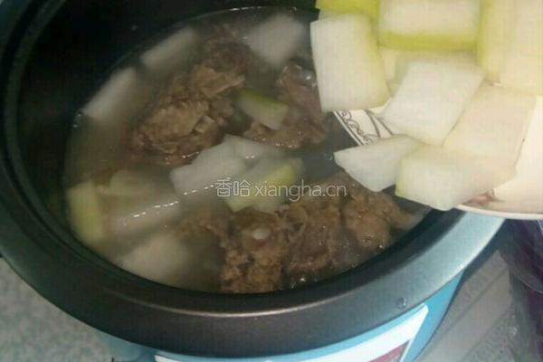 脊骨冬瓜汤的做法图解11