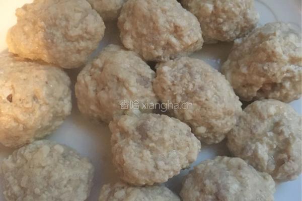 豆腐丸子的做法图解4