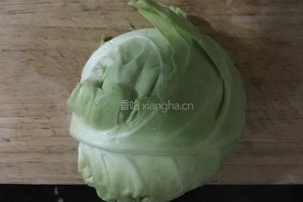 包菜粉丝的做法图解1