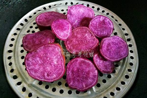 紫薯糯米小饼（烤箱版）的做法图解2