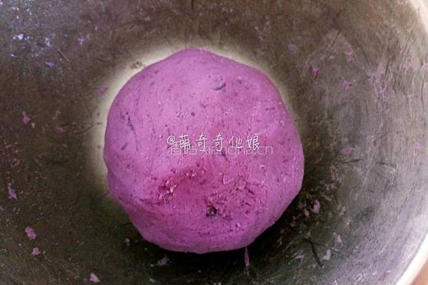 紫薯糯米小饼（烤箱版）的做法图解6