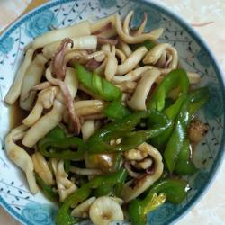 尖椒鲜鱿的做法[图]