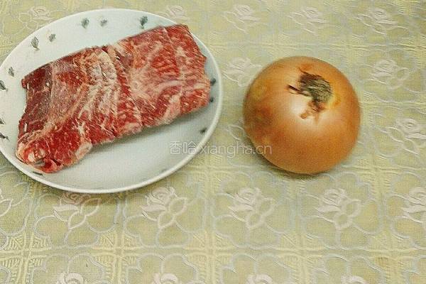 日式洋葱汤肥牛的做法图解1