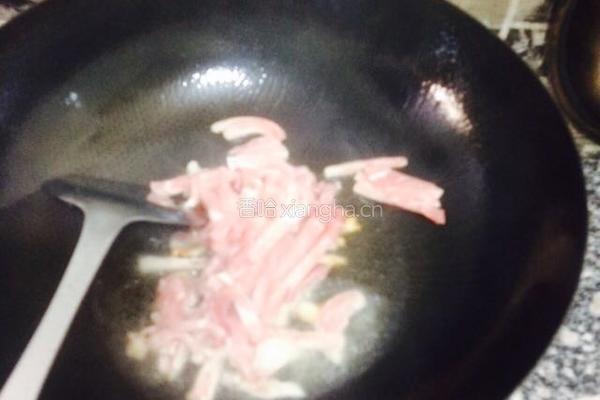 辣椒榨菜炒肉丝的做法图解5