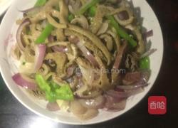 洋葱羊肚丝的做法图解7