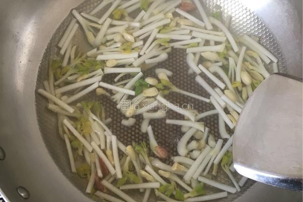 辣炒花生芽的做法图解3