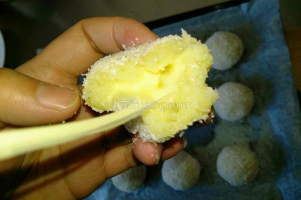 椰香拉丝土豆球的做法图解8