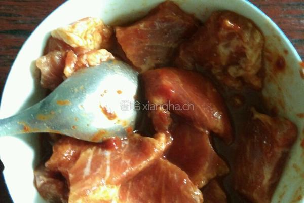 煎辣酱肉的做法图解4